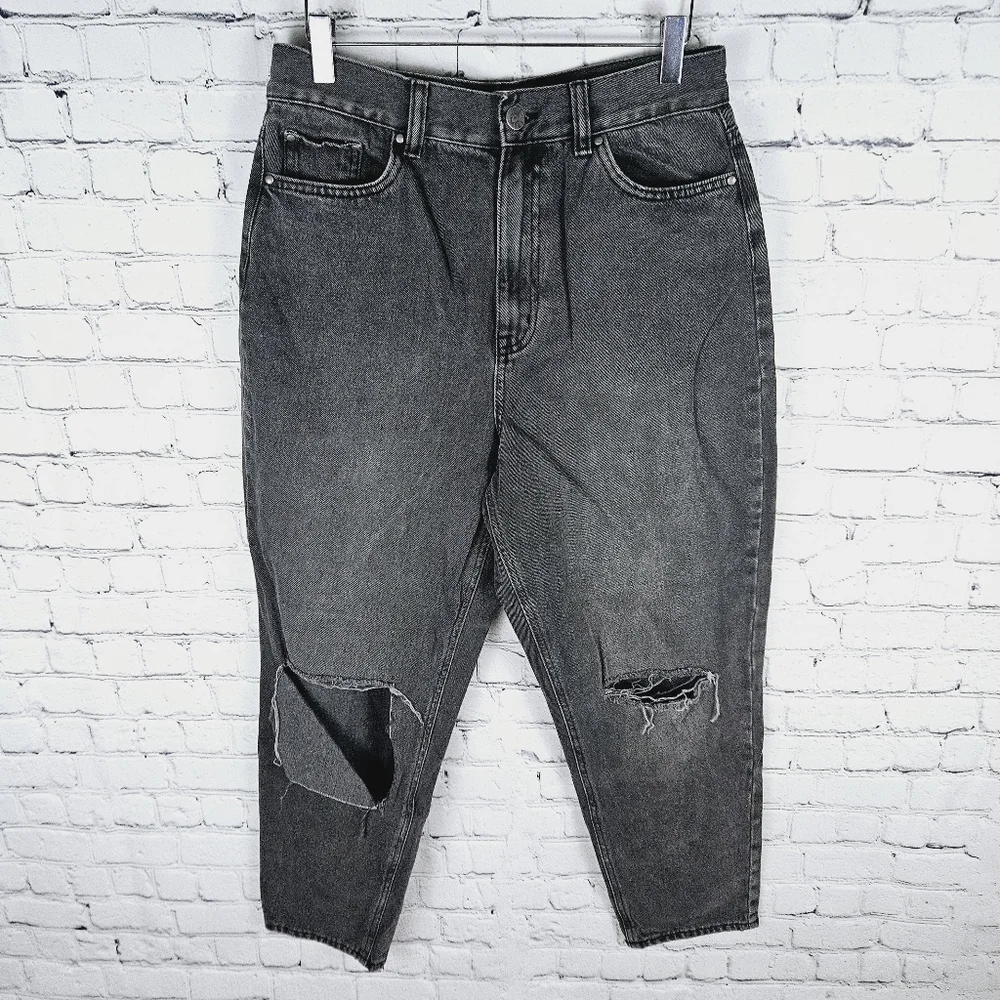 A.C.W. | high waist busted knee mom jeans - Picture 4 of 8
